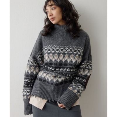 Whim Gazette(ウィム ガゼット)のフェアアイルプルオーバー通販