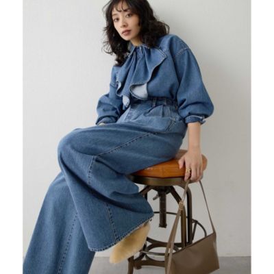 Whim Gazette(ウィム ガゼット)のワイドデニムイージーパンツ通販