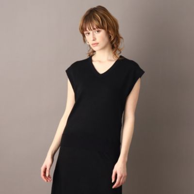 DRESSTERIOR(Ladies)(ドレステリア：レディース)の【前後２WAY/セットアップ】リネン混裏毛Vネックプルオーバー通販 |  集英社HAPPY PLUS STORE