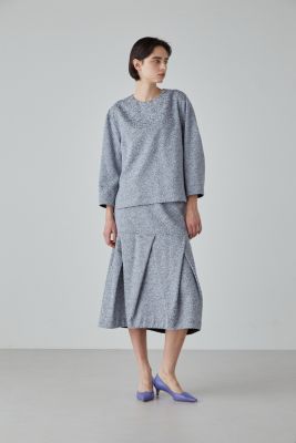 ADORE アドーア ジャガード ラメ ステンカラー ロング コート ADORE アドーア ジャガード ラメ ステンカラー ロング コート