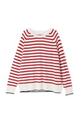 human woman(ヒューマン ウーマン)の◇梳毛ボーダーニット通販