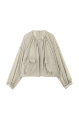 human woman(ヒューマン ウーマン)の◇撥水ライトタフタブルゾン通販