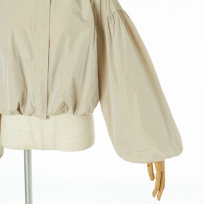 E by eclat(イーバイエクラ)のメモリータフタノーカラーブルゾン通販