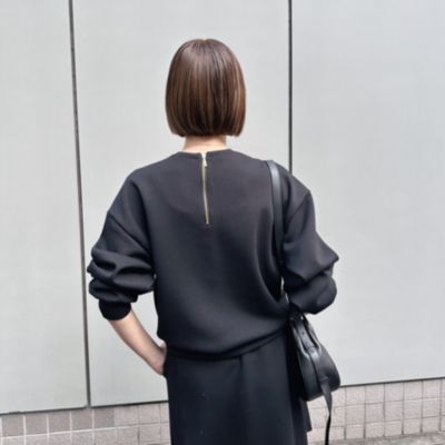 suadeo(スアデオ)のスウェット風コンパクトトップス通販