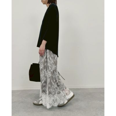 suadeo(スアデオ)の【大草直子さんコラボ】スカラップレーススカート