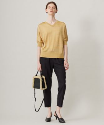 ICB(アイシービー)の【洗える】ウール2WAYストレッチ ドロストパンツ