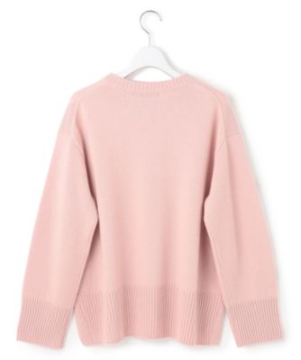 23区 L(ニジュウサンク エル)の【洗える】カシミヤブレンド クルー