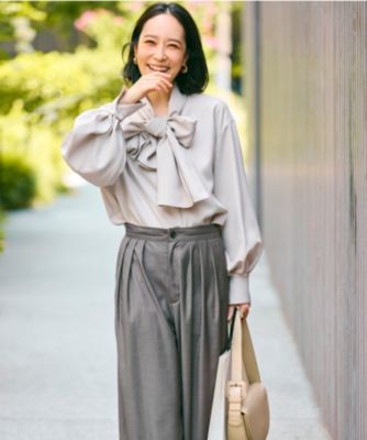 Newans(ハッシュニュアンス)の【洗濯機可】ビックリボンパウダリー