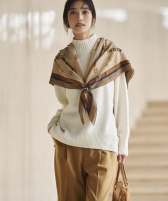 23区(ニジュウサンク)の【見上愛さんコラボカラー/Oggi掲載】カシミヤ