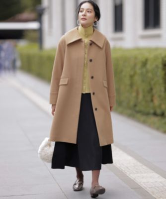 組曲(クミキョク)のウールモッサステンカラー コート通販 | 集英社