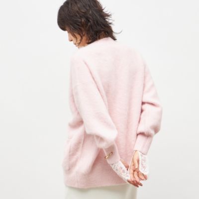 NOLLEY'S sophi(ノーリーズソフィー)のカシミヤ混ヘアリーVネック