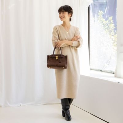 ノーリーズソフィウォッシャブル総針コクーンワンピース NOLLEY'S sophi(ノーリーズソフィー)の◇【WEB限定】ウォッシャブル