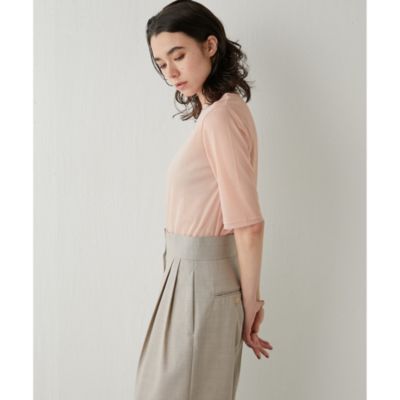 Whim Gazette(ウィム ガゼット)の半袖シアープルオーバー通販