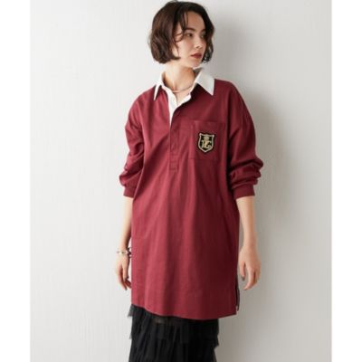 新品　ウマレカワッタラガーシャツワンピ　ビビッド オニツカタイガー WS DRESS ラガーシャツ ワンピース ラグビー