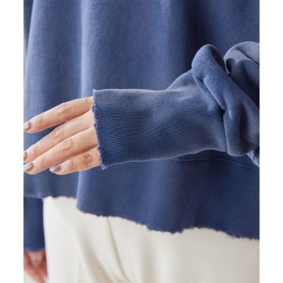 Whim Gazette(ウィム ガゼット)のヴィンテージ加工裏毛プルオーバー