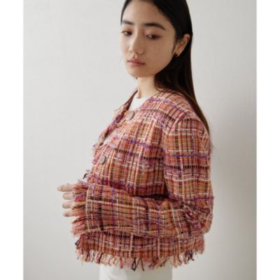 Whim Gazette(ウィム ガゼット)の【LINTON】ツィードジャケット通販