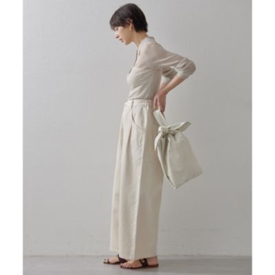 Whim Gazette(ウィム ガゼット)の【THE PAUSE】シアーポロニット通販