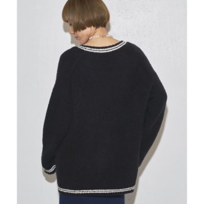 Whim Gazette(ウィム ガゼット)の【GEMINI】ワッペンツキニット