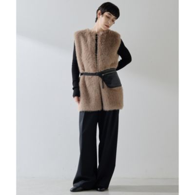 Whim Gazette(ウィム ガゼット)の【THE PAUSE】フェイクファークルー