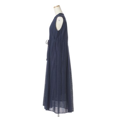 超美品　ヌキテパ　エンブロイダリー　コットンマキシ丈ワンピース　フリーサイズ ne Quittez pas - 超美品 ヌキテパ エンブロイダリー コットン
