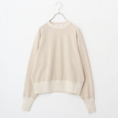 12closet 洗えるラメコンパクトスウェット 12closet(トゥエルブクローゼット)の【洗える】ラメコンパクト