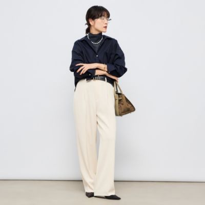 NOLLEY'S sophi(ノーリーズソフィー)のウォッシャブル強撚ツイルワイド