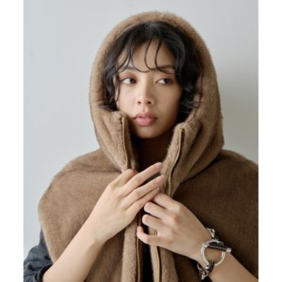 【25AW】Whim gazetteウィムガゼット　ミンクフェイクファーブルゾン Whim Gazette(ウィム ガゼット)のミンクフェイクファーブルゾン通販