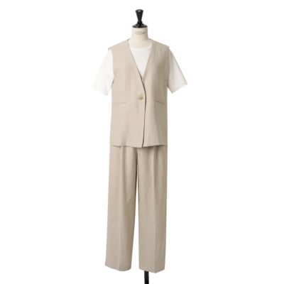 MAX MARA マックスマーラ ワイドパンツ サイズ:40 ベージュ