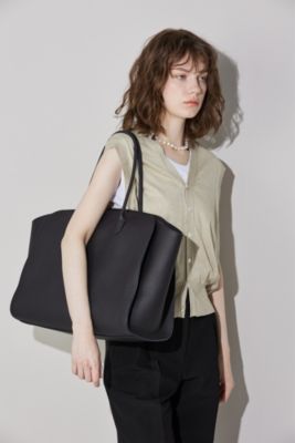 VIP価格★The Row★Marlo レザートートバッグ Marlo 17 レザー製のトートバッグ ブラック – The Row