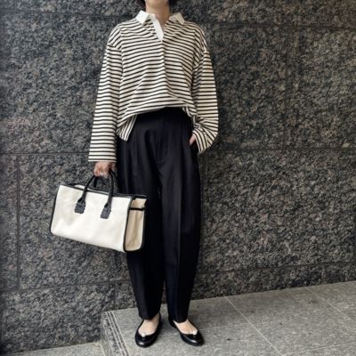 12closet(トゥエルブクローゼット)の【洗える】ラガーシャツ風トップス