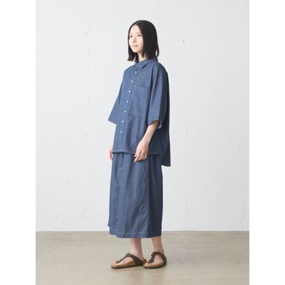 MidiUmi(ミディウミ)のビッグポケット デニムシャツ通販 | LEEマルシェ