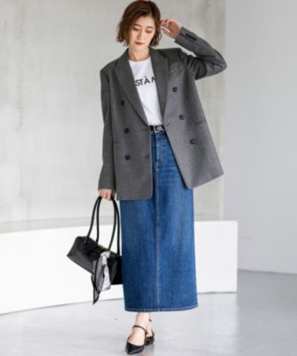 美品☆23区デニムスカート40 23区(ニジュウサンク)の【Oggi3月号掲載/新色追加/洗える】23区