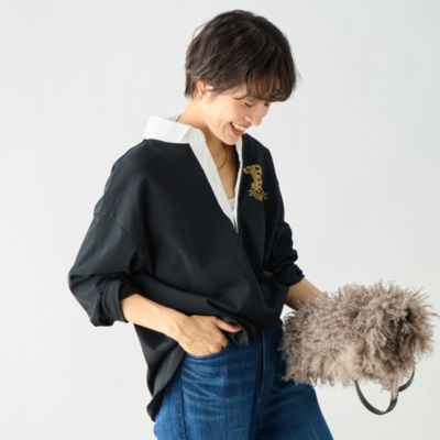 セール】ビッグシルエットラガーシャツ（Tシャツ/カットソー