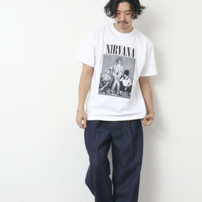 ★boohoo★NIRVANA ライセンスプリント Tシャツ(送料込) boohoo NIRVANA ニルヴァーナ ライセンス Tシャツ BLACK (boohoo