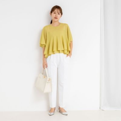 NOLLEY'S sophi シアーティアードプルオーバーニット NOLLEY'S sophi(ノーリーズソフィー)のシアーティアードプル