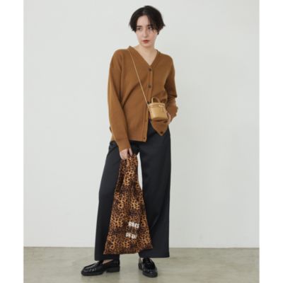 ウィムガゼット2022　ミラノリブカーディガン　ホワイト　22000円　ウール ミラノリブカーディガン | Whim Gazette(ウィム ガゼット