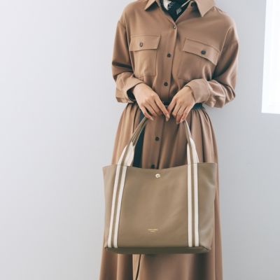 【美品】TOPKAPI ソフトシュリンク テープコンビ A4 トート バッグ ソフトシュリンク テープコンビ A4 トート バッグ – TOPKAPI