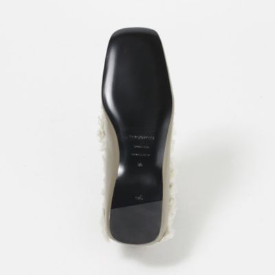 Sergio Rossi×eclat(セルジオ ロッシ×エクラ)の「sr1 Slippers」ボア
