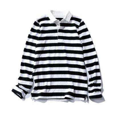 MADISONBLUE(マディソンブルー)のSLIM FIT RUGBY SHIRT COTTON BORDER