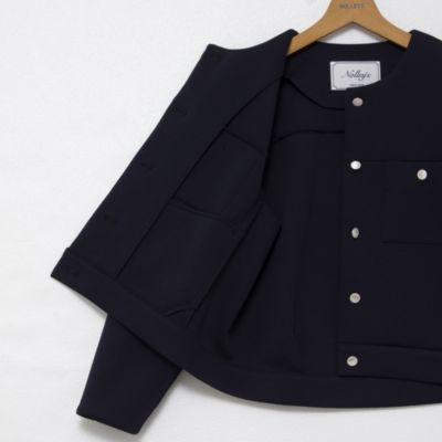 NOLLEY'S(ノーリーズ)のウォッシャブルエアボールクルーネック