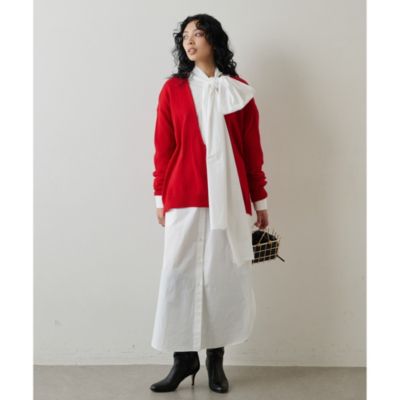 Whim Gazette(ウィム ガゼット)のVネックニットプルオーバー通販