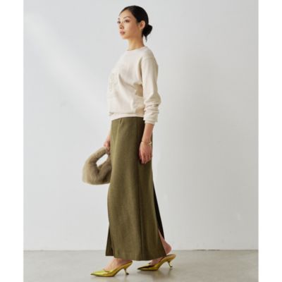 Whim Gazette(ウィム ガゼット)のCATプリント裏毛プルオーバー通販