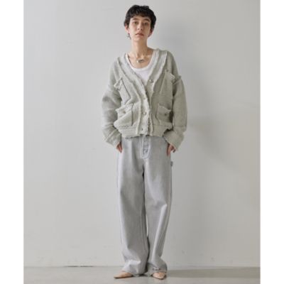 Whim Gazette(ウィム ガゼット)のTWEEDYニットジャケット2通販