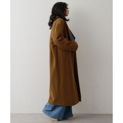 WEST.　シングル75枚セット　1st～24　全形態コンプリート　　s2403 Whim Gazette(ウィム ガゼット)のウールパイルロングチェスターコート