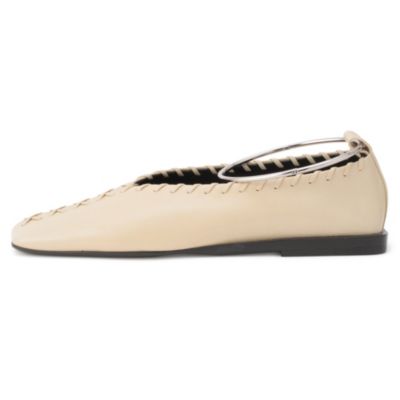 Jil sander Ballerinas. ベージュ/シルバー JIL SANDER(ジル サンダー)のBALLERINA通販 | 集英社HAPPY PLUS STORE