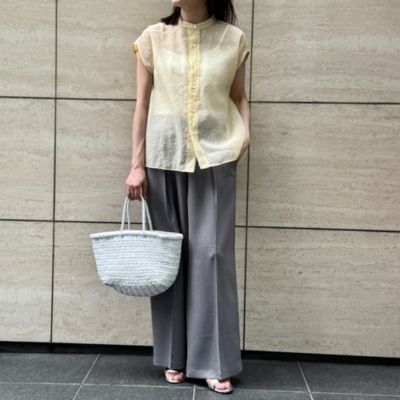 TICCA(ティッカ)のドットエンブロイダリーフレンチシャツ通販