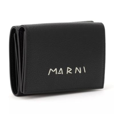 まるに* マルニ MARNI 財布 三つ折り財布 折りたたみ財布 小銭入れ付き