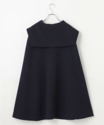 Newans(ハッシュニュアンス)のセーラーカラーダブルフェイスケープ