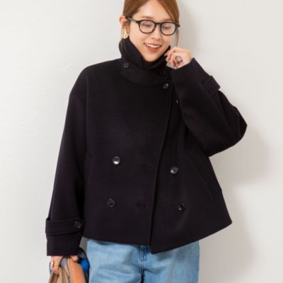 NOLLEY'S(ノーリーズ)のウールカシミヤダブルブレストコート通販