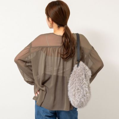 NOLLEY'S(ノーリーズ)のウォッシャブル楊柳ギャザーブラウス通販